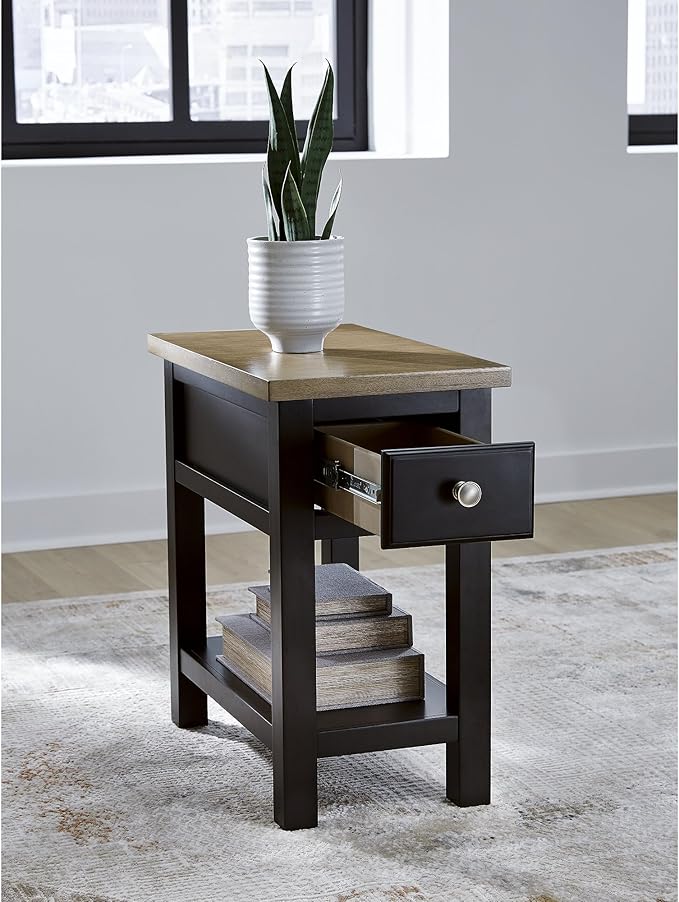 Signature Design by Ashley Drazmine Casual 1 Drawer Chair Side End Table - Image 11