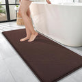 OLANLY Thick Memory Foam Bath Mat Rug 47x17, Extra Soft Absorbent Bathroom Rug by OLANLY