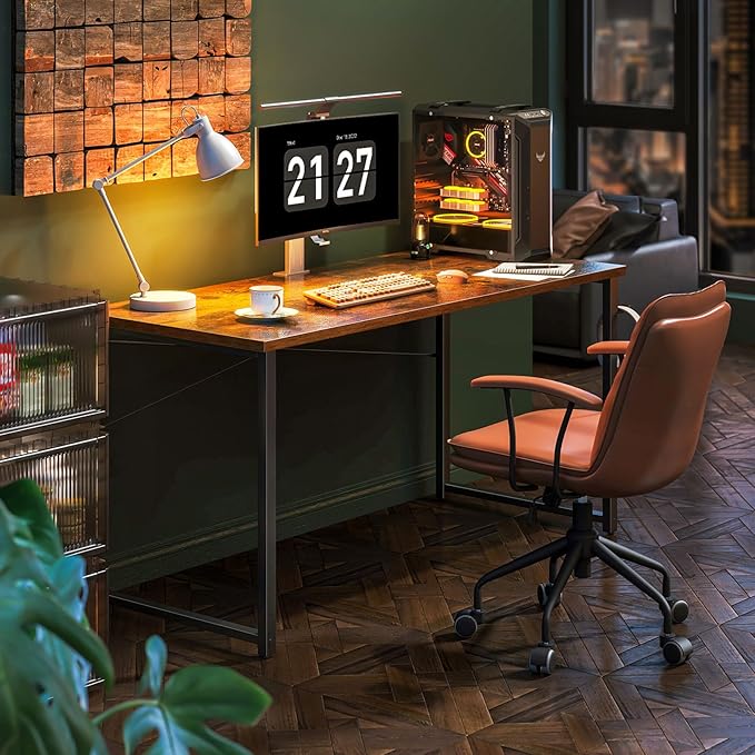 Coleshome 54 Inch Computer Desk, Modern Simple Style Desk - Image 5