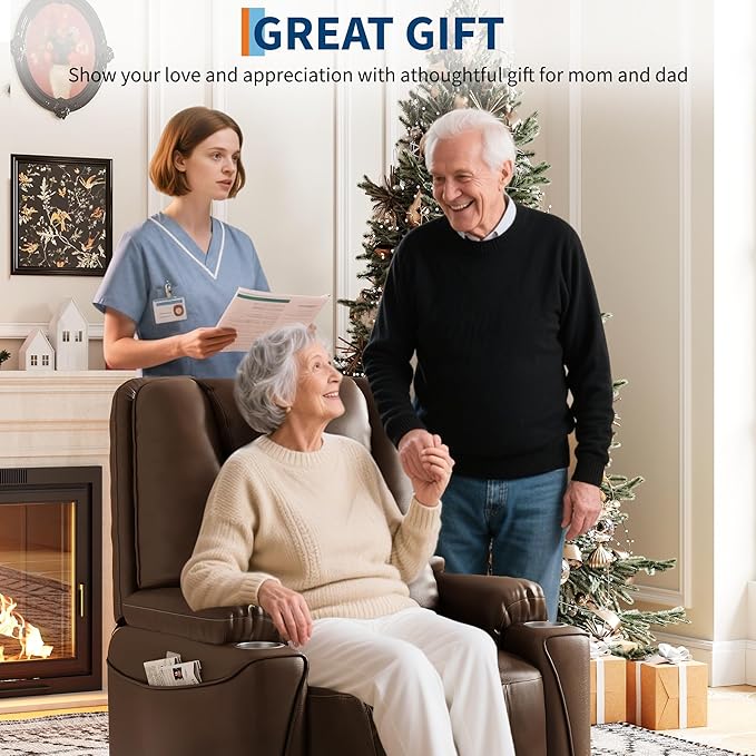 IDEALHOUSE Electric Power Lift Recliner Chair Sofa, Power Lift Chairs - Image 6