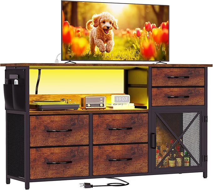 TV Stand Dresser for Living Room, LED TV Stand by SZLHANJZ