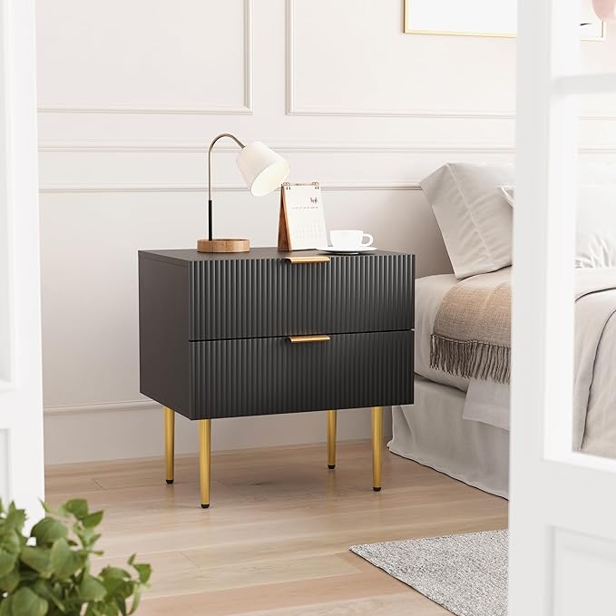 Set of 2 Nightstand, Bedside Table - Image 3