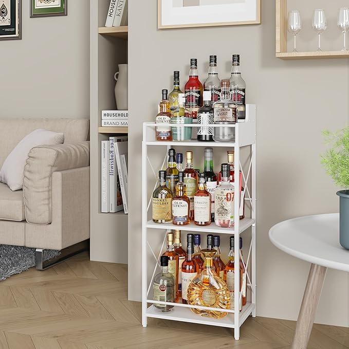 KLM Liquor Bottle Display Shelf, Liquor Cabinet bar - Image 5