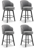 Counter Height Barstools 26 inch Upholstered Swivel Bar Stools by Kislot