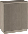 Henn&Hart 28" Wide Rectangular Accent Cabinet in Gray, by HennHart