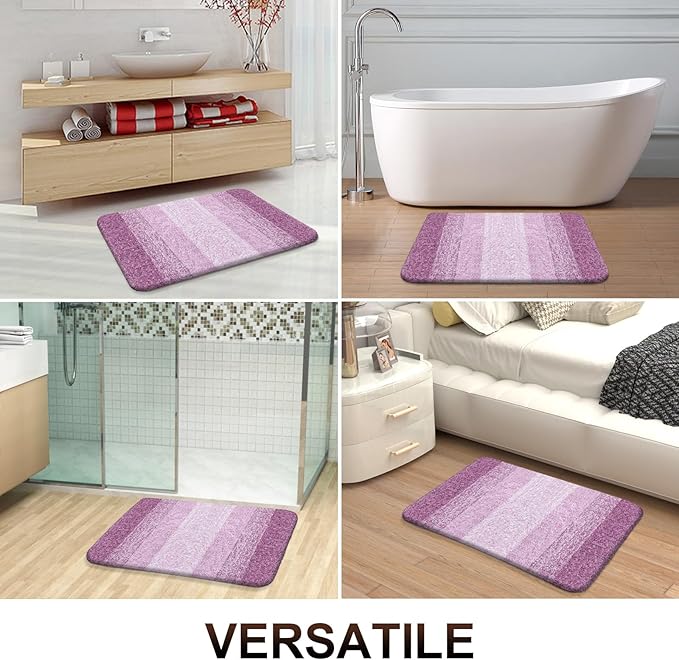 OLANLY Bathroom Runner Rugs 44x24, Extra Soft Absorbent Microfiber Bath Rugs - Image 6