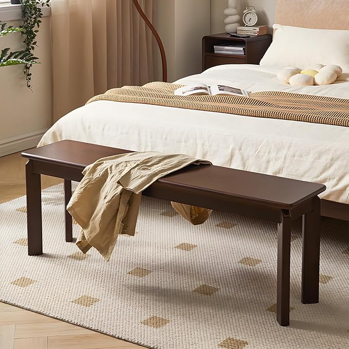 Dining Bench, Solid Wood Bench - Image 3