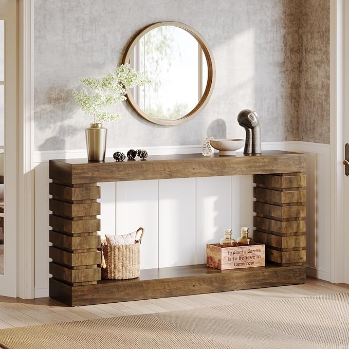 Tribesigns 70.8-Inch Long Console Table, Wood Entryway Table - Image 4