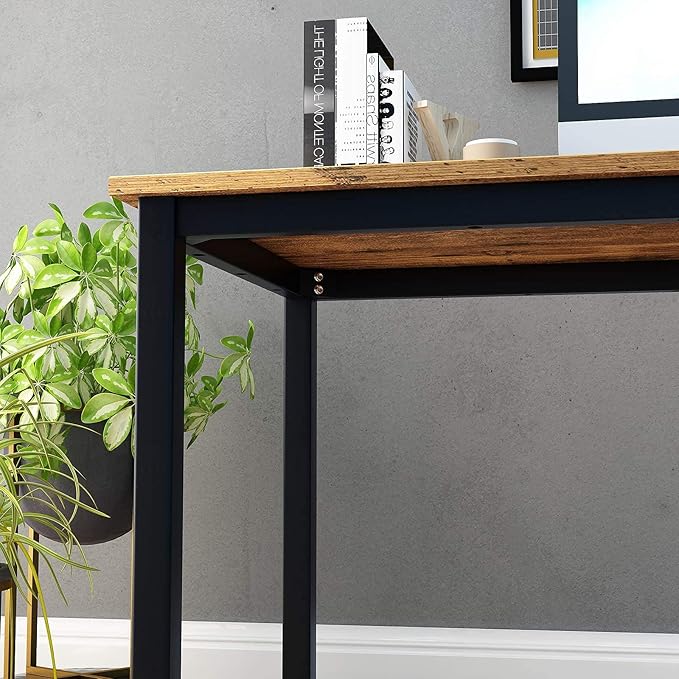 DlandHome 63 inch Computer Desk Home Office Table Writing Desk Study Table - Image 5