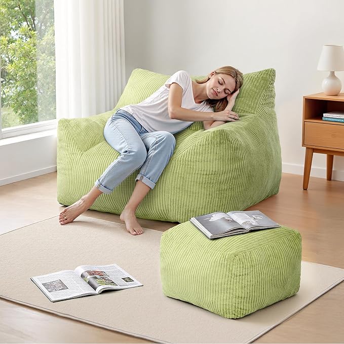INMOZATA Bean Bag Chair for Adults, 3FT Beanbag Chair - Image 7