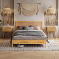 Nipe Platform Bed Frame with Headboard Size Queen by Bme