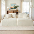 ERYE 79" Oversized Double Chaise Lounge Indoor Sleeper Recliner Sofabed by Unknown