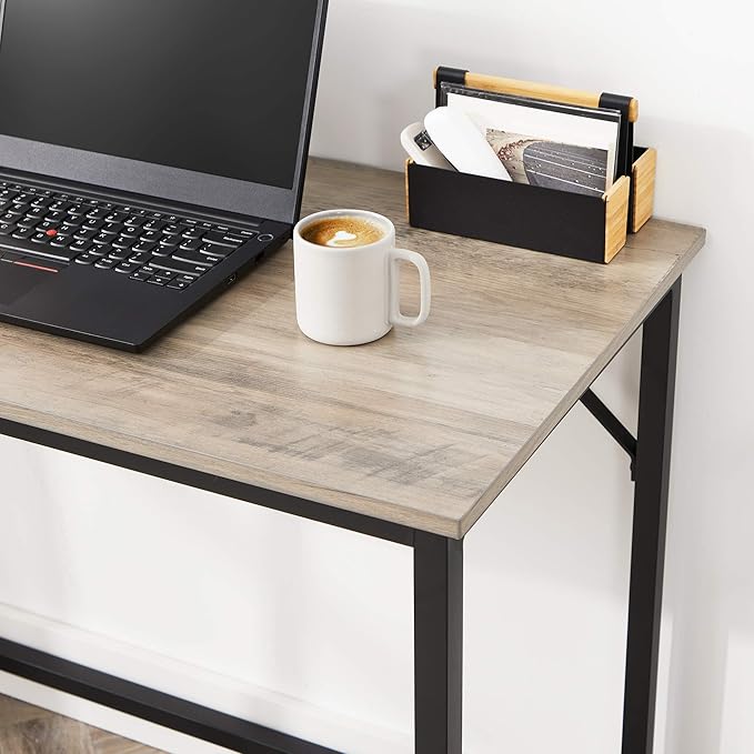 VASAGLE Computer Desk, Gaming Desk, Home Office Desk, - Image 7
