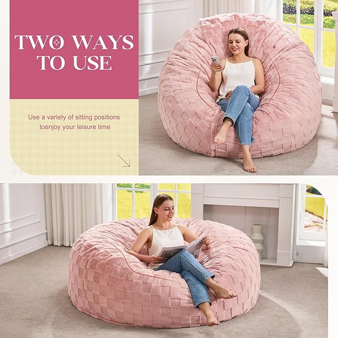 Hobestluk Bean Bag Chairs Beanbag Chair - Image 3
