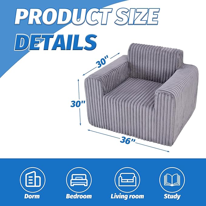 HABUTWAY Giant Bean Bag Chairs for Adults - Image 2