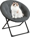 Comfy Saucer Chairs, Folding Reading Lounge Chair, Cozy Faux Fur Living Room by GAOMON