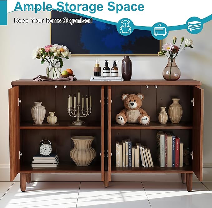 59.4" Sideboard Buffet Cabinet - Image 3