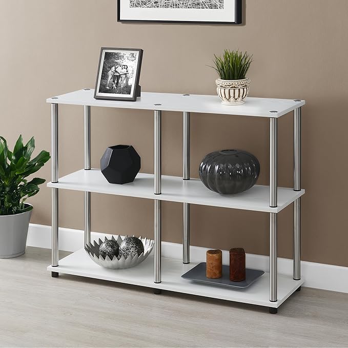 Convenience Concepts Designs2Go No Tools 3 Tier Wide Console Table 42" - Image 2