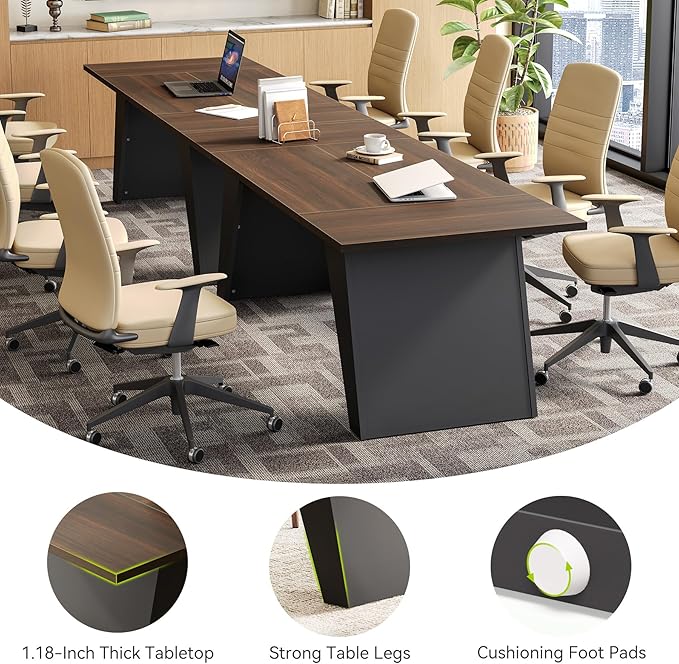 LITTLE TREE 71-Inch Dining Table, Rectangular Kitchen Table - Image 7