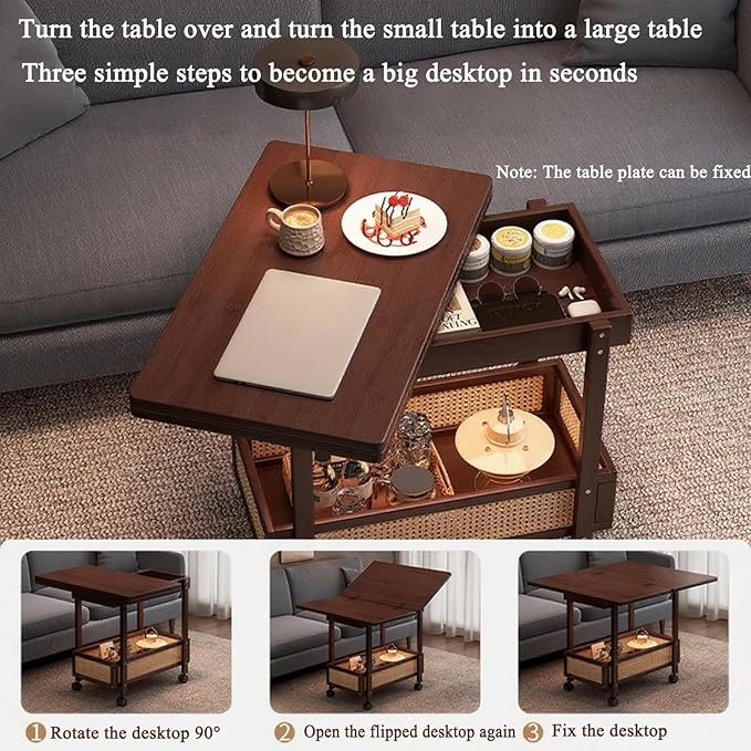 C-Shaped End Table, Sofa Side Table - Image 5