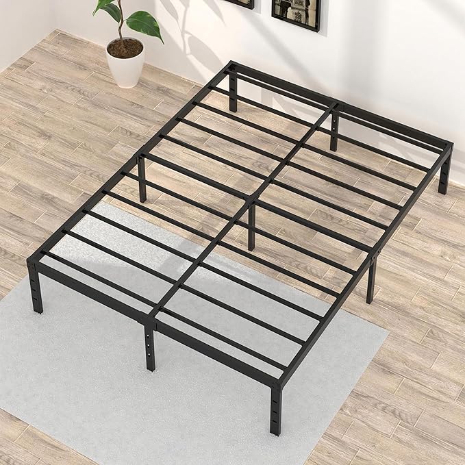 18 Inch King Bed Frame Heavy Duty Metal Platform King Size Bed Frames - Image 4