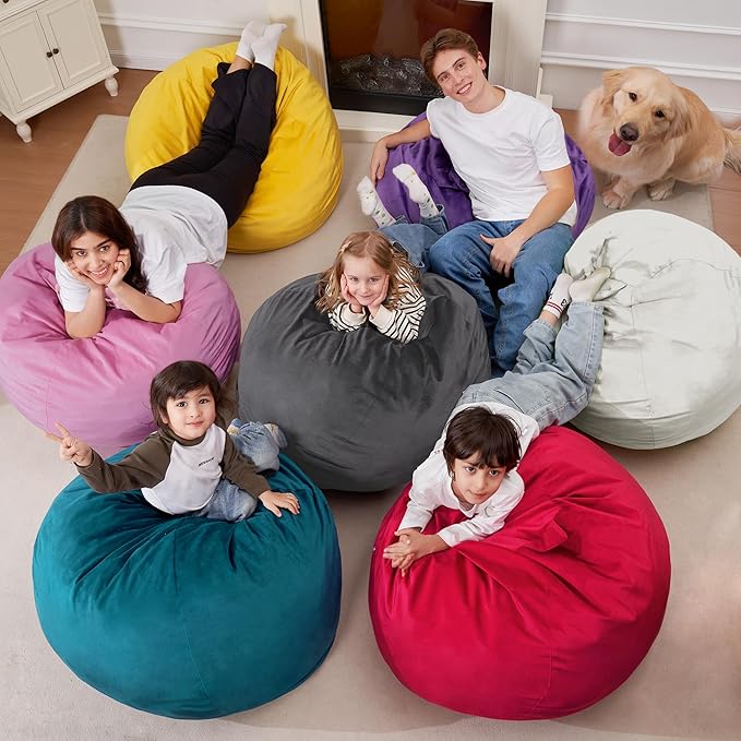 Homguava 2FT Bean Bag Chair: 2' Bean Bags - Image 6