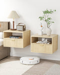 Floating Nightstand Set of 2 by DEMEGA