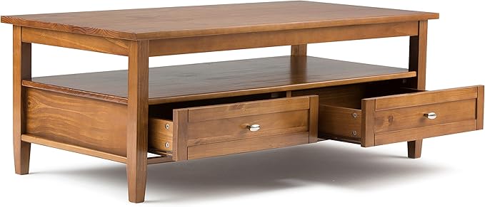 SIMPLIHOME Warm Shaker Coffee Table - Image 4