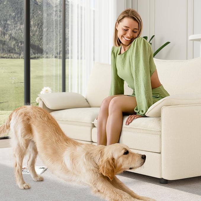 Vesgantti 74" Loveseat Sofa for Living Room, Comfy Cloud Couch Deep Seat - Image 6