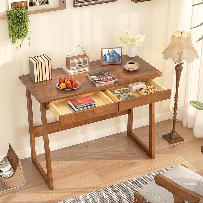 100% Solid Wood Writing Desk - Image 3