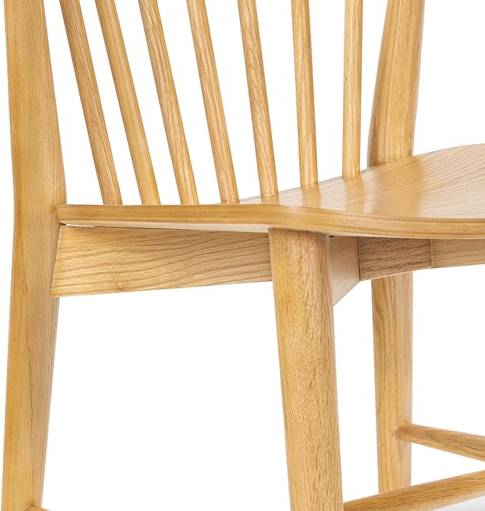 POLY & BARK Ligna Dining Chair Black – Mid-Century Inspired Chair - Image 8