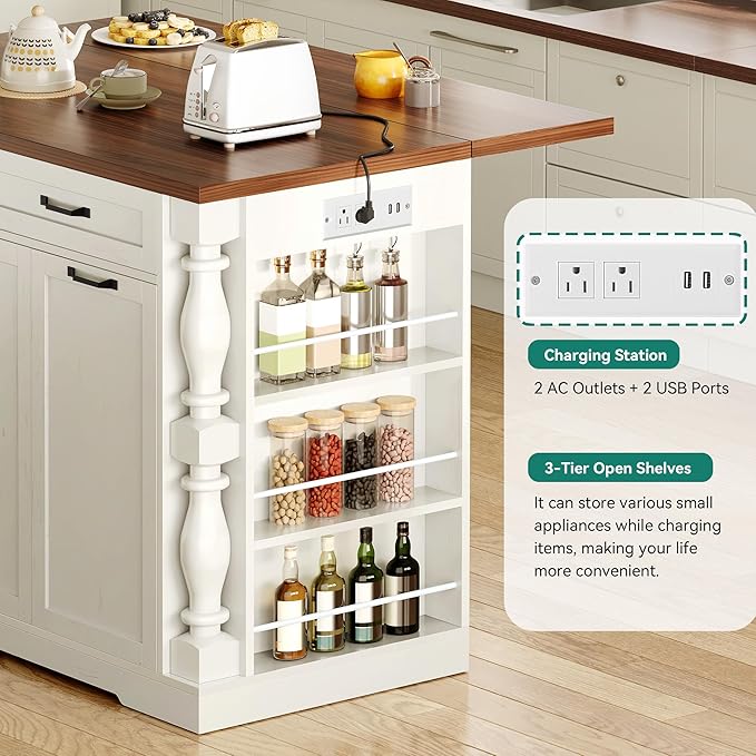 YITAHOME Americana Kitchen Island - Image 3