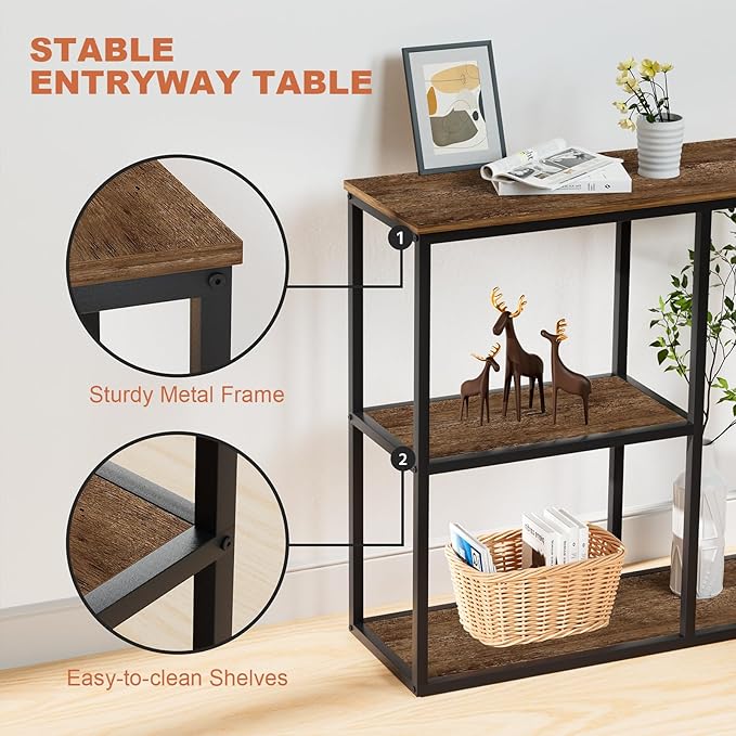 WOHOMO Console Table, Small Entryway Table - Image 8