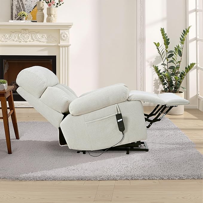 Recliner Chair Power Lift Massage Chair Full Body 23" Large Size Electric - Image 7