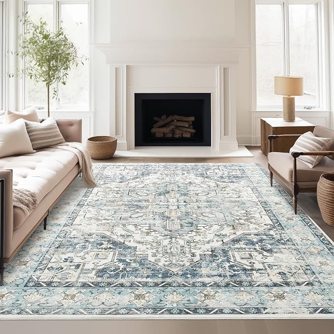 zesthome 5x7 Washable Rug-Stain Resistant Area Rugs - Image 3