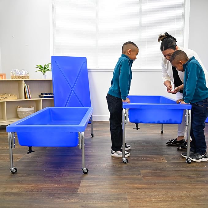 Children's Factory Sensory Sand and Water Activity Table and Lid Set - Image 2