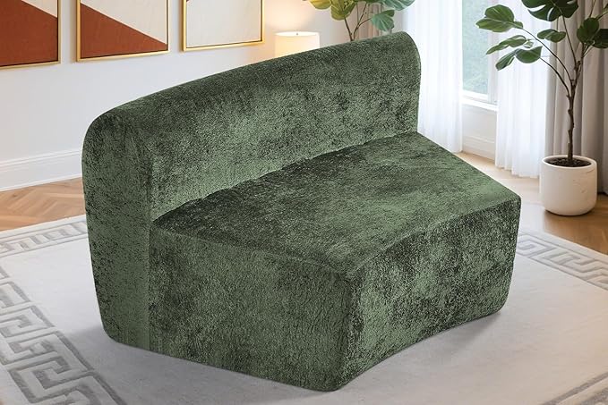 Homguava Modular Sectional Sofa, Memory Foam Couch Single Sofa Chair - Image 3