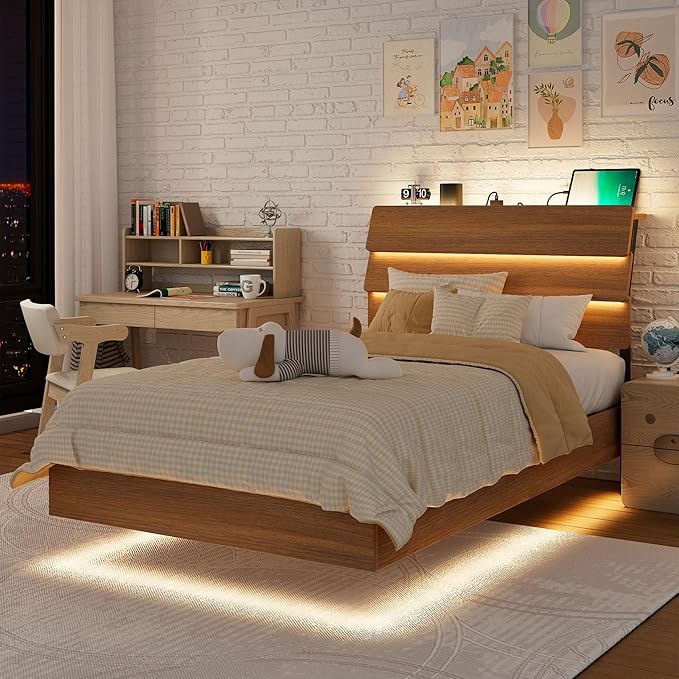 Feonase Floating Bed Frame Twin by FEONASE