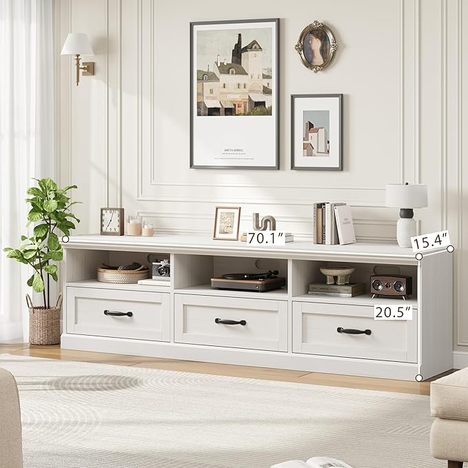 GarveeHome TV Stand for 65/70/75 Inch TV, Entertainment Center - Image 6