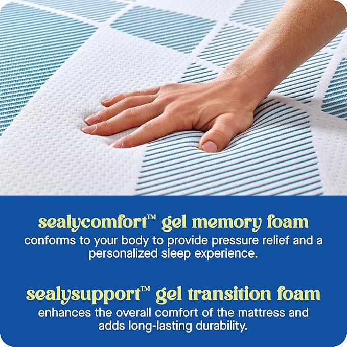 Sealy Dreamlife 8” Foam Mattress-in-a-Box, SealyComfort Gel Memory Foam - Image 4