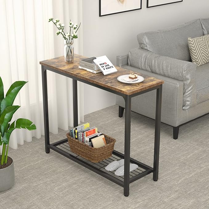 Ecoprsio Small Console Table Sofa Table - Image 5