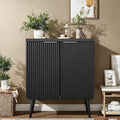 Buffet Cabinet, Sideboard Fluted Cabinet Modern Kitchen Buffet Storage Cabinets by FONTOI