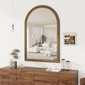 Axeman 32x48 Arched Wall Mirror, Decorative Bathroom Mirror, Traditional by Axeman