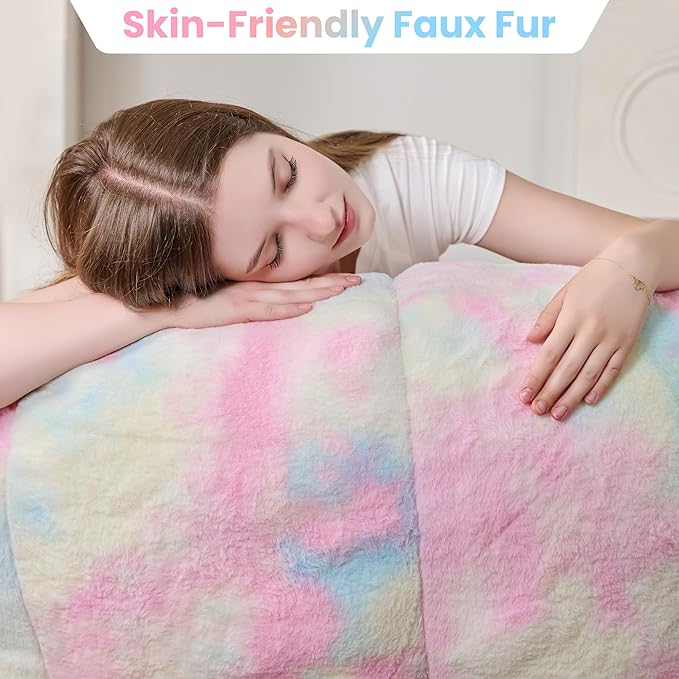 Giant Bean Bag Chair, Faux Fur Adult Chair - Image 5
