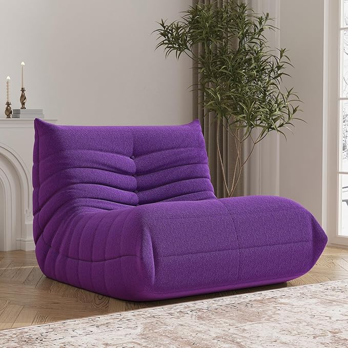 Bean Bag Chair, Fireside Chair Bean Bag Sofa Large Bean Bag Chair by Unknown