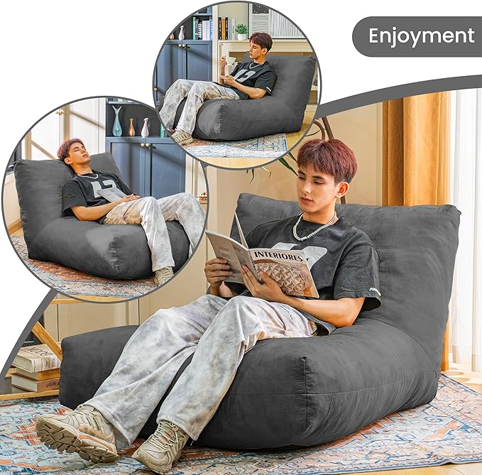 Bean Bag Chair Lazy Bean Bag Sofa, Floor Beanbag Chairs - Image 3