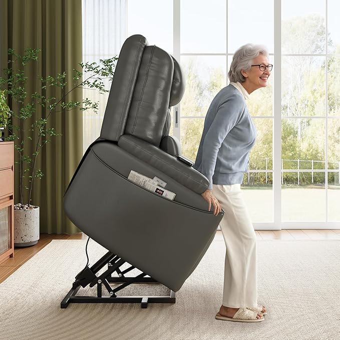 IDEALHOUSE Electric Power Lift Recliner Chair Sofa, Power Lift Chair - Image 3