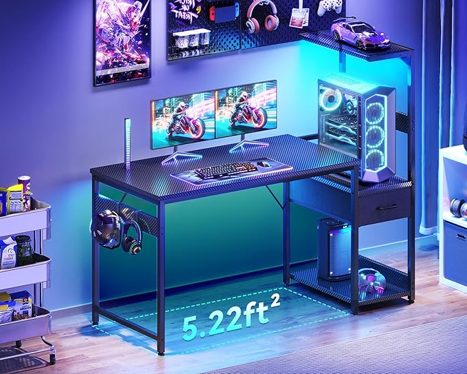 Casaottima 48 Inch Gaming Desk - Image 3