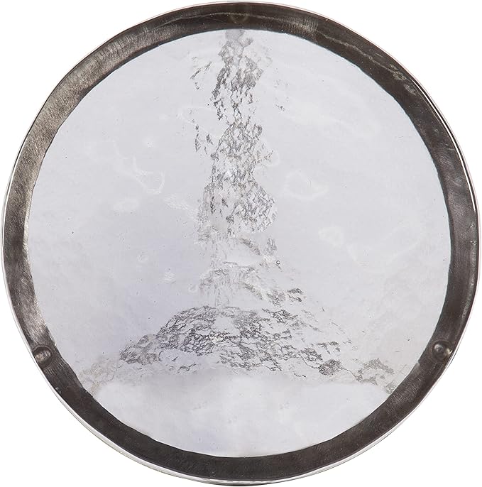 Kate and Laurel Aguilar Modern Drink Table, Detailed Glass Accent Table - Image 8