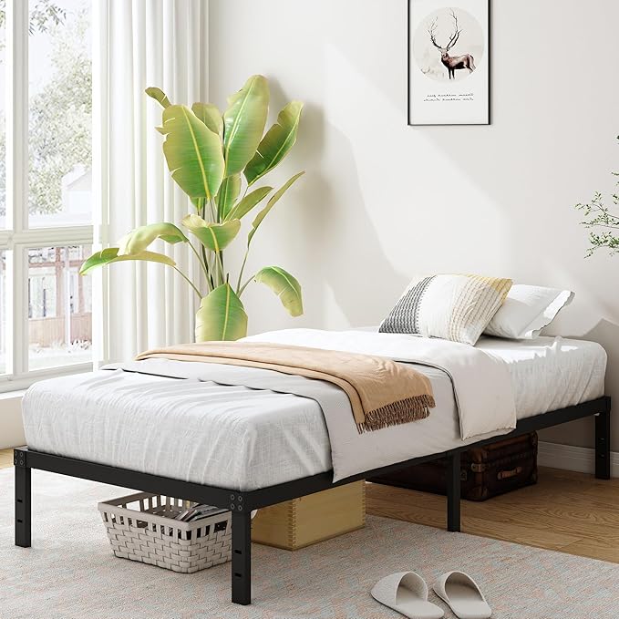 10 Inch XL Twin Bed Frames, Platform Metal Bed Frame Twin XL Size Heavy Duty - Image 6